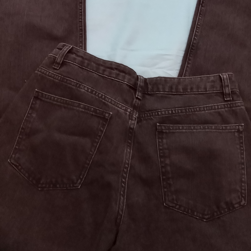Francesca's Collections Dark Gray Straight Leg Jeans - Picture 9 of 9